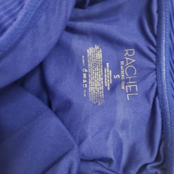 NWT Rachel Roy Seamed Bandeau One Piece Swimsuit - Picture 8 of 9